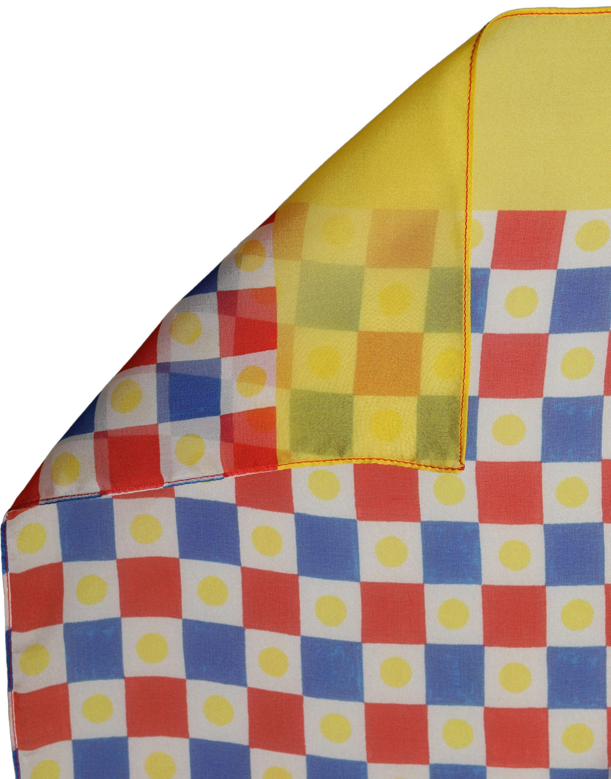 Dolce & Gabbana Multicolor Silk Carretto Foulard Women's Scarf