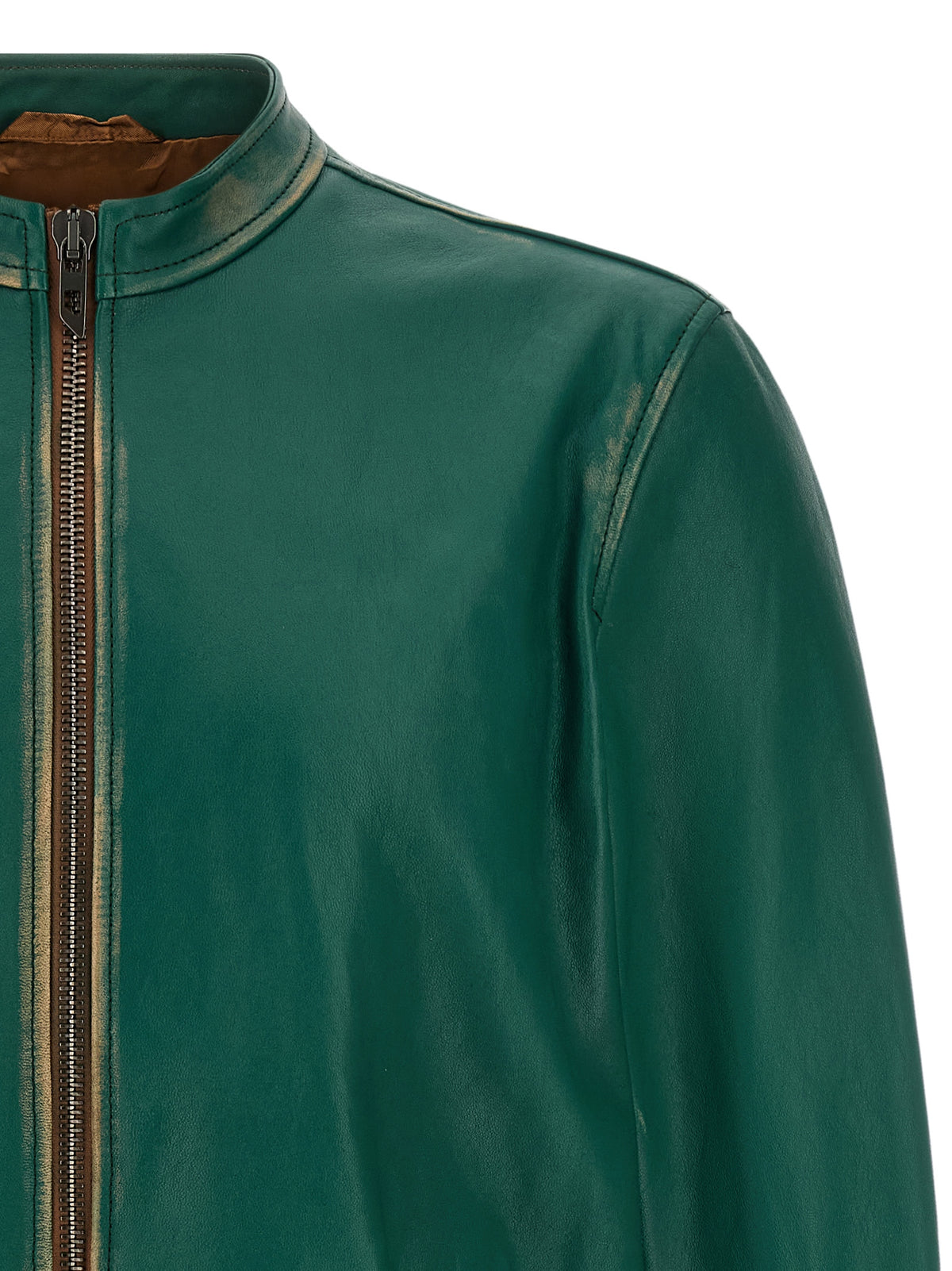 Diesel Bicolor Lamb Leather Leather Men's Jacket