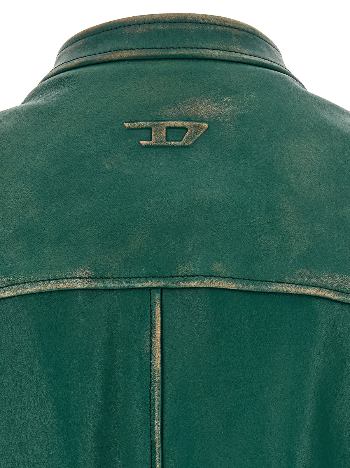 Diesel Bicolor Lamb Leather Leather Men's Jacket