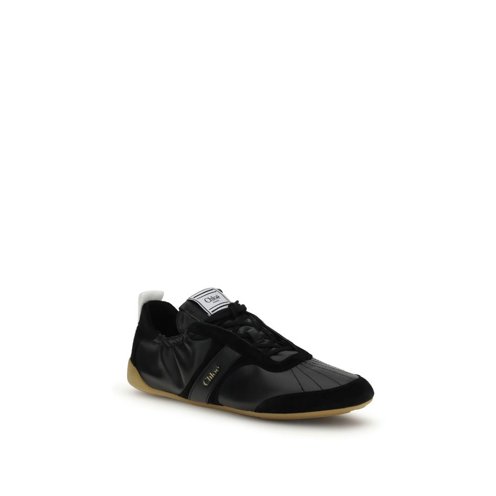 Chloé Black Goatskin Athletic Women's Sneakers