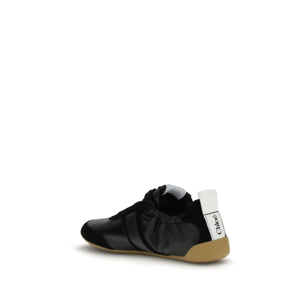 Chloé Black Goatskin Athletic Women's Sneakers