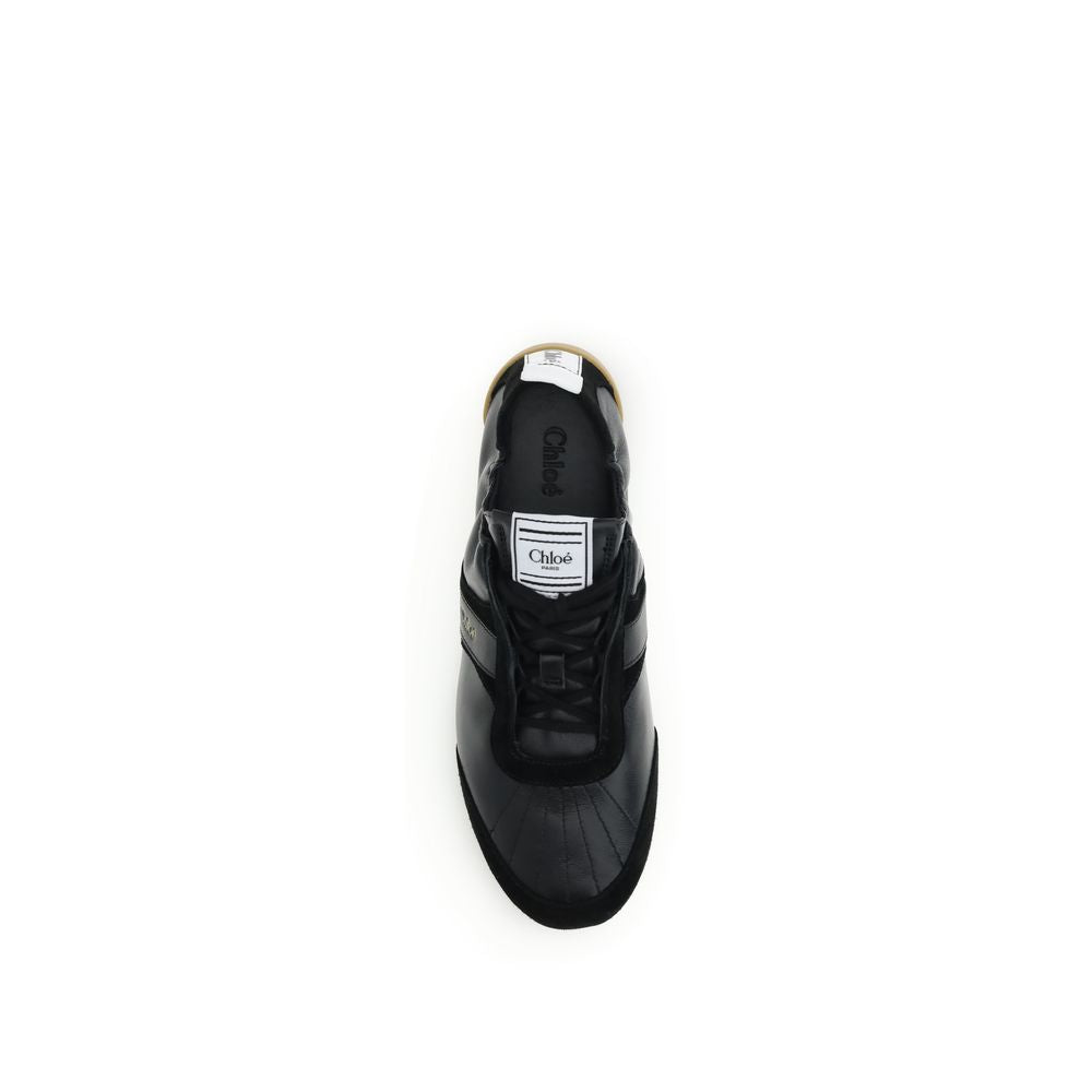 Chloé Black Goatskin Athletic Women's Sneakers