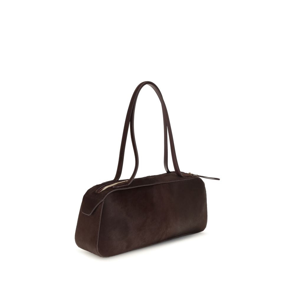 Khaite Burgundy Calf Leather Bos Taurus Shoulder Women's Bag
