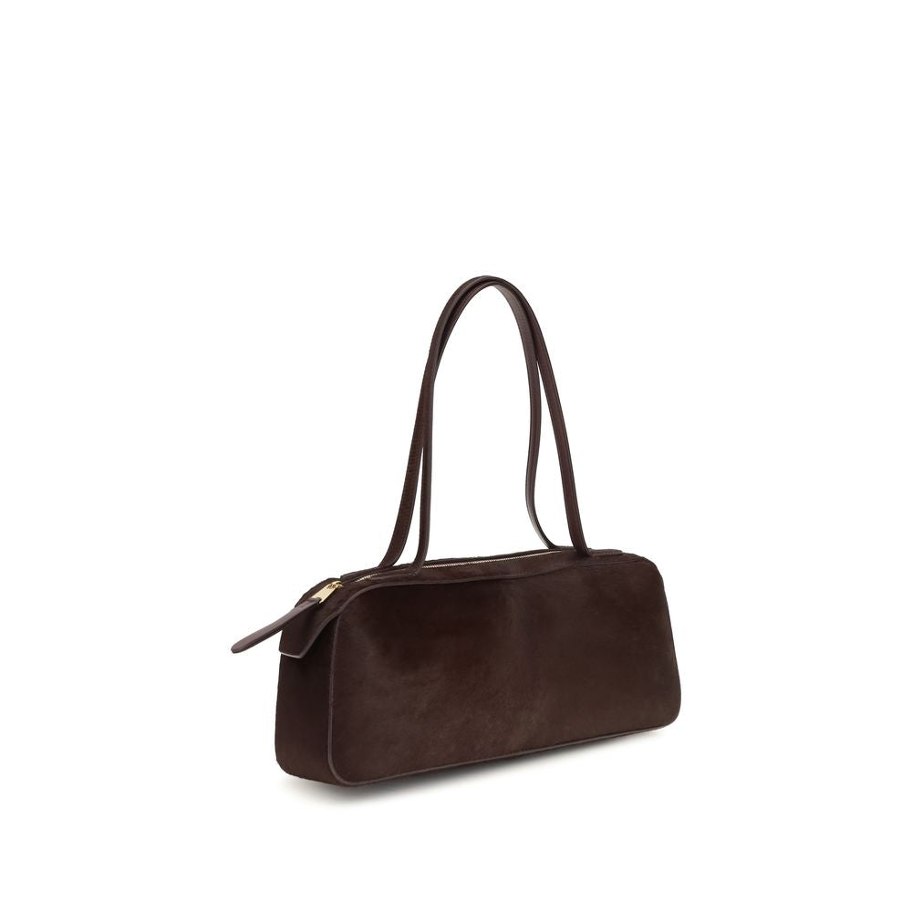 Khaite Burgundy Calf Leather Bos Taurus Shoulder Women's Bag