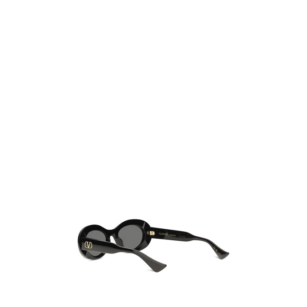 Valentino Garavani Black Acetate Women's Sunglasses
