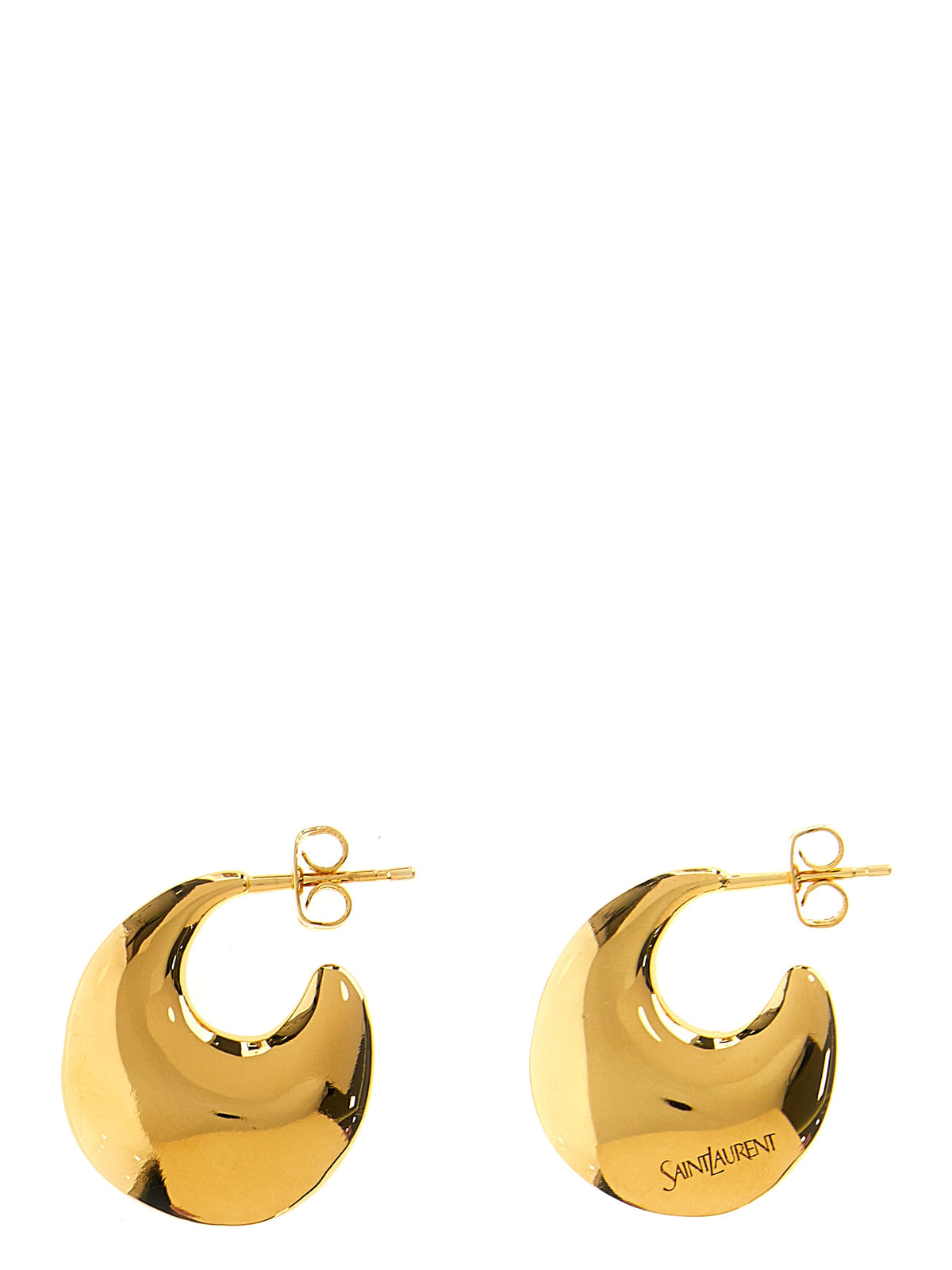 Saint Laurent Gold Metal Women's Earrings