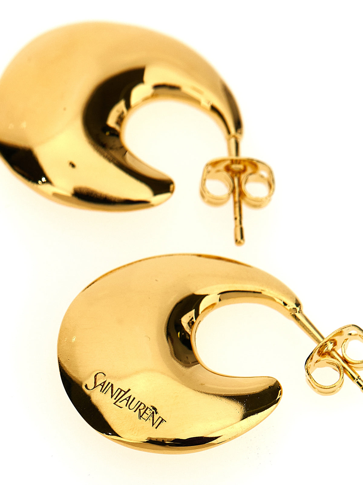 Saint Laurent Gold Metal Women's Earrings