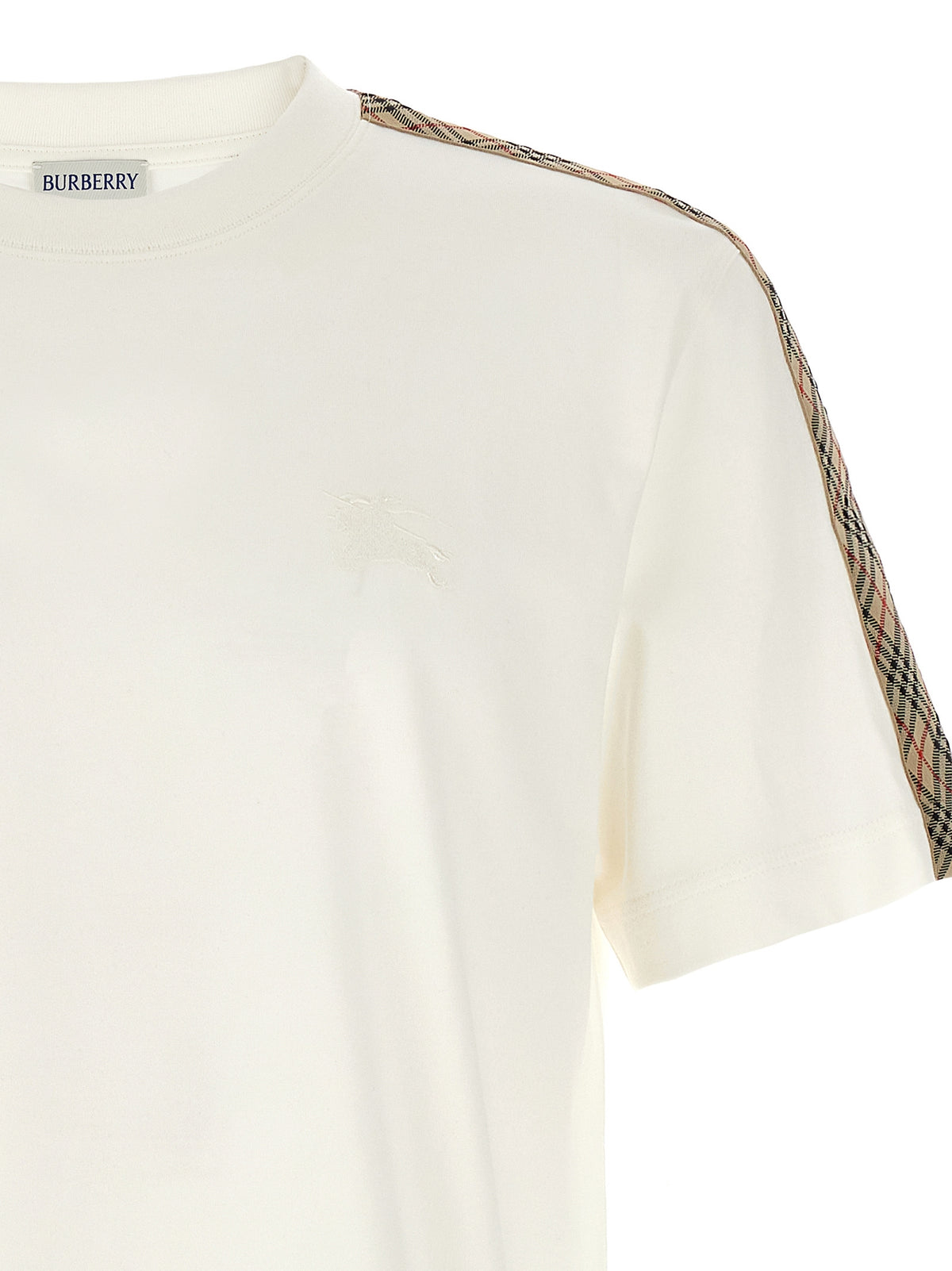 Burberry White Cotton Men's T-Shirt