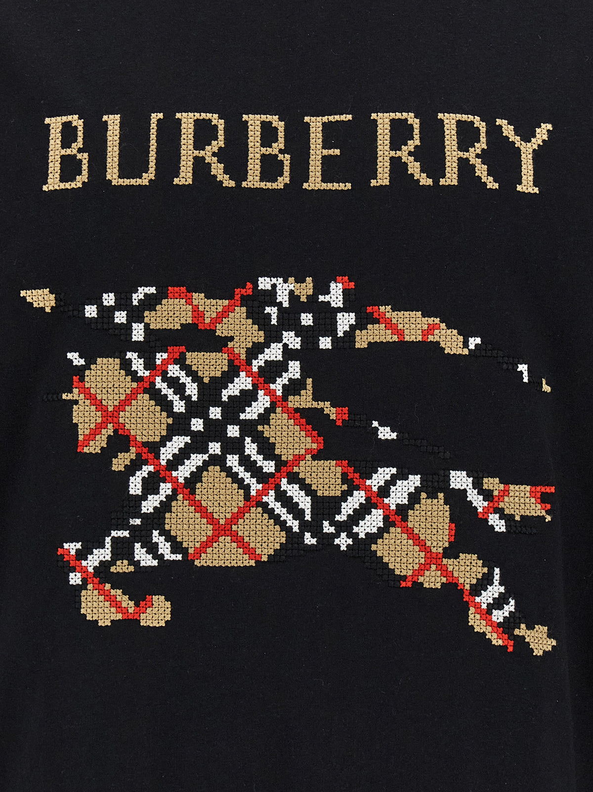 Burberry Black Cotton Men's T-Shirt