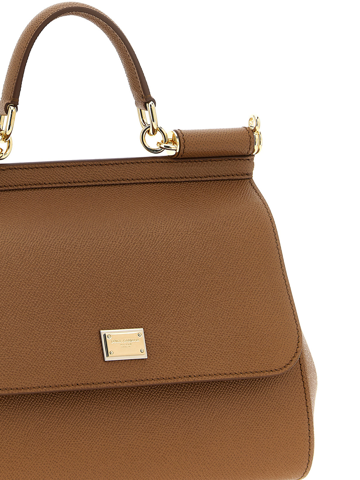 Dolce & Gabbana Brown Calfskin Women's Handbag