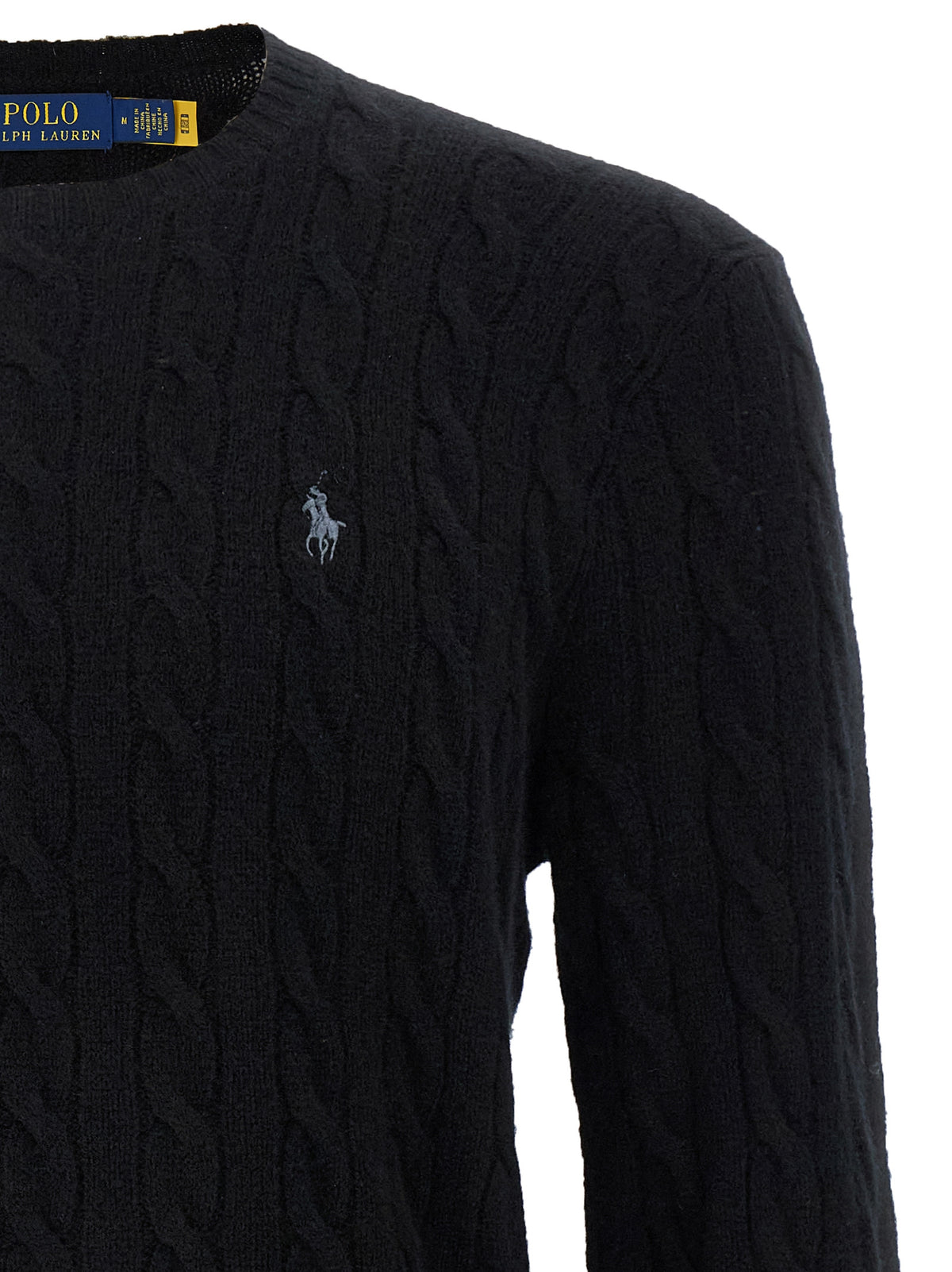 Polo Ralph Lauren Black Wool Men's Cardigan