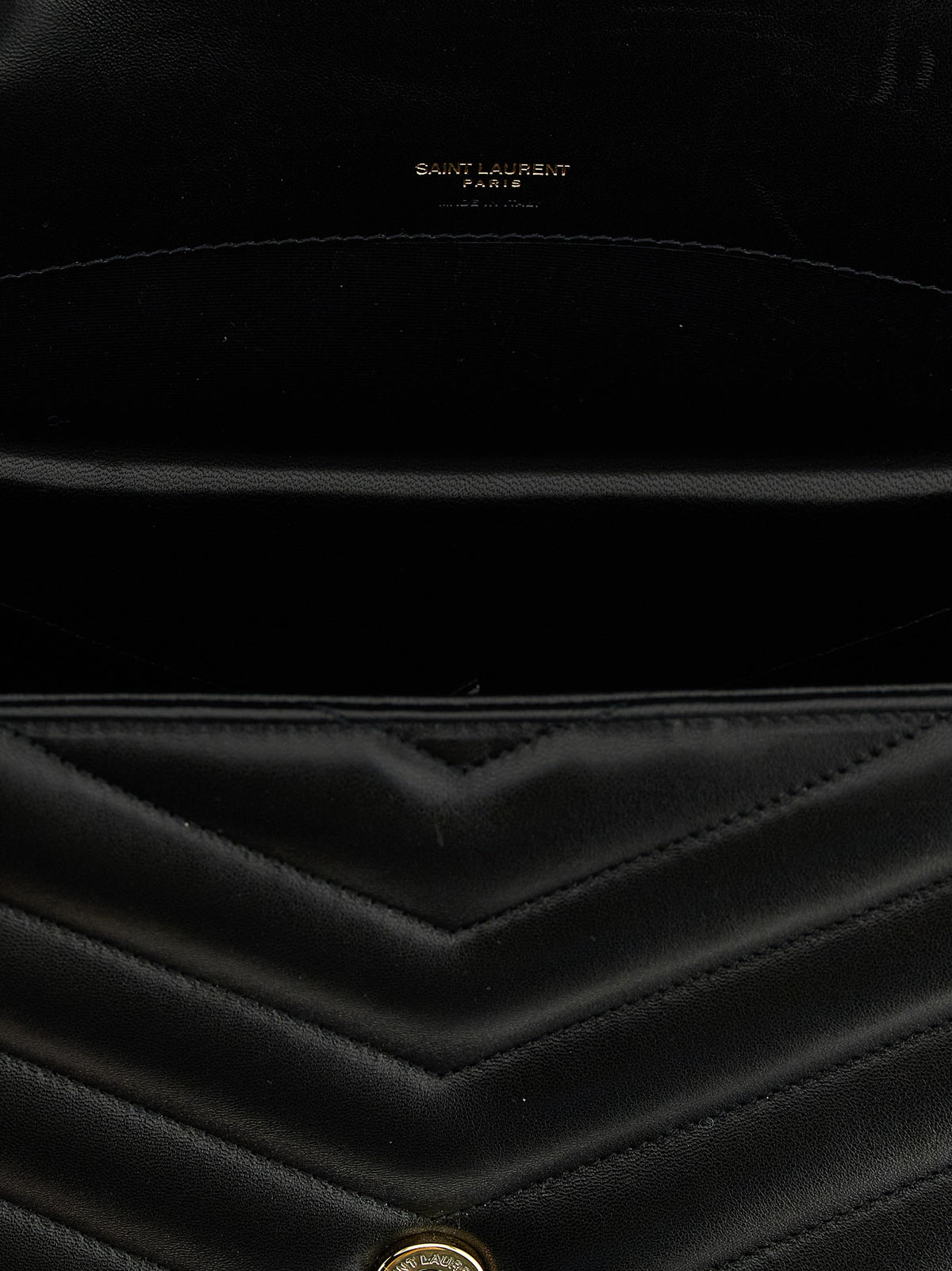 Saint Laurent Black Lamb Leather Shoulder Women's Bag