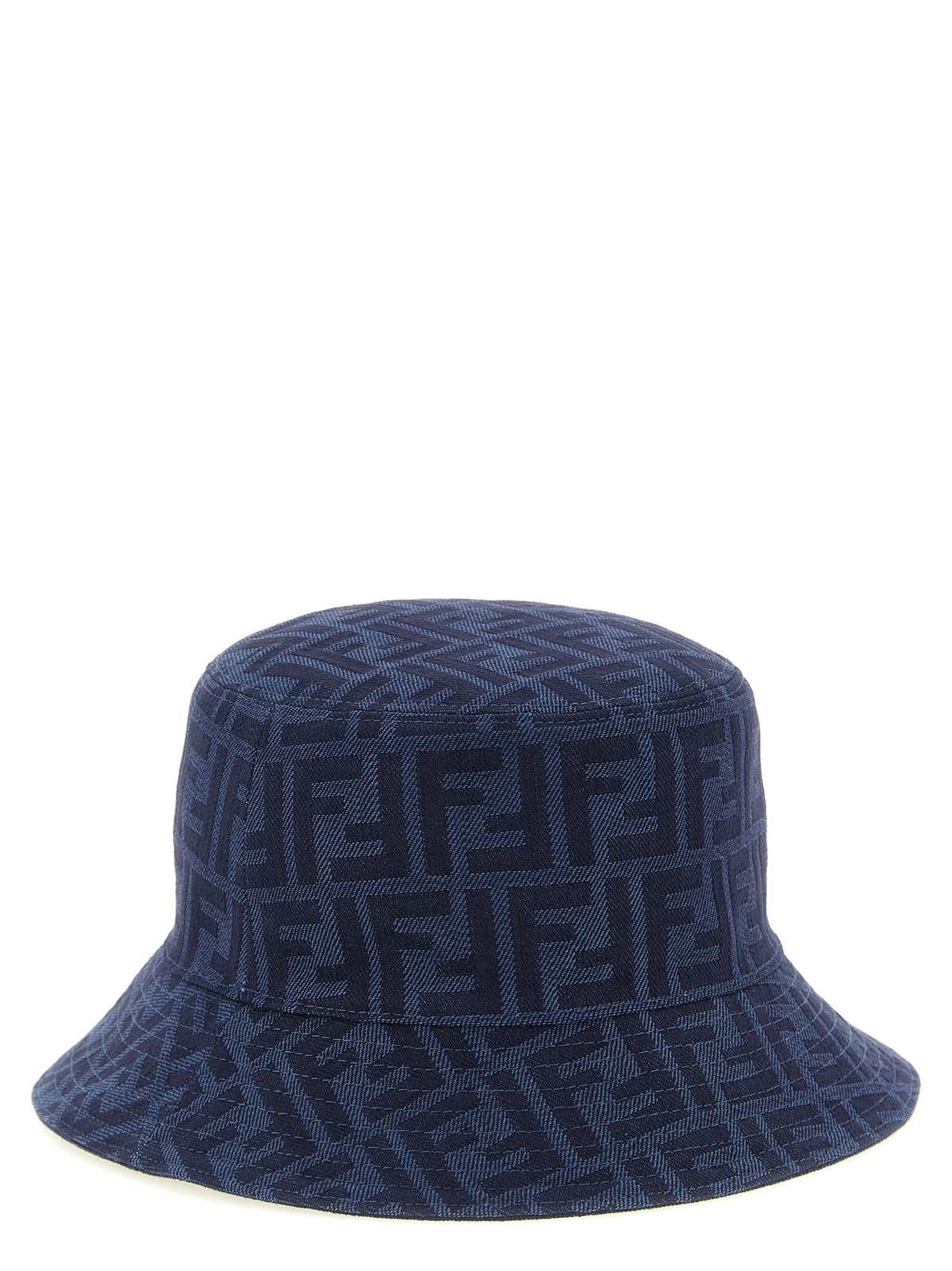 Fendi Blue Cotton Bucket Women's Hat
