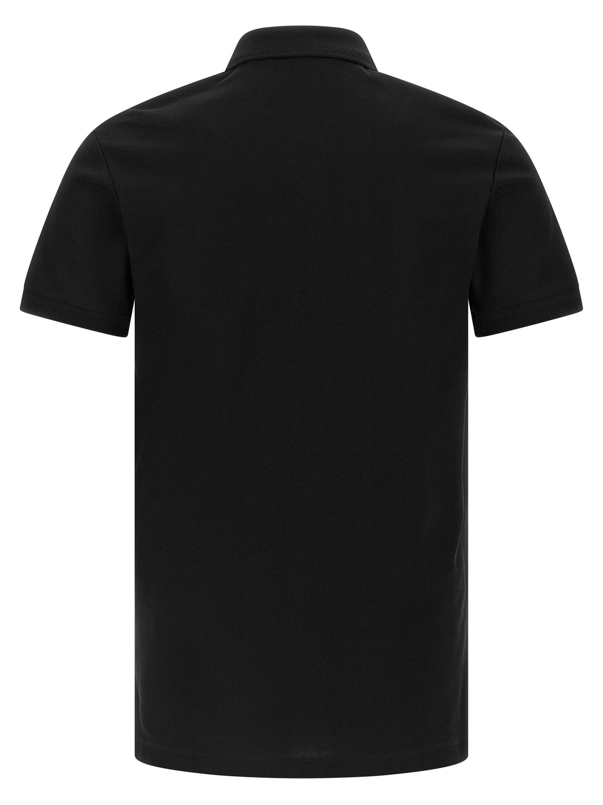 Burberry Black Cotton Polo Men's Shirt