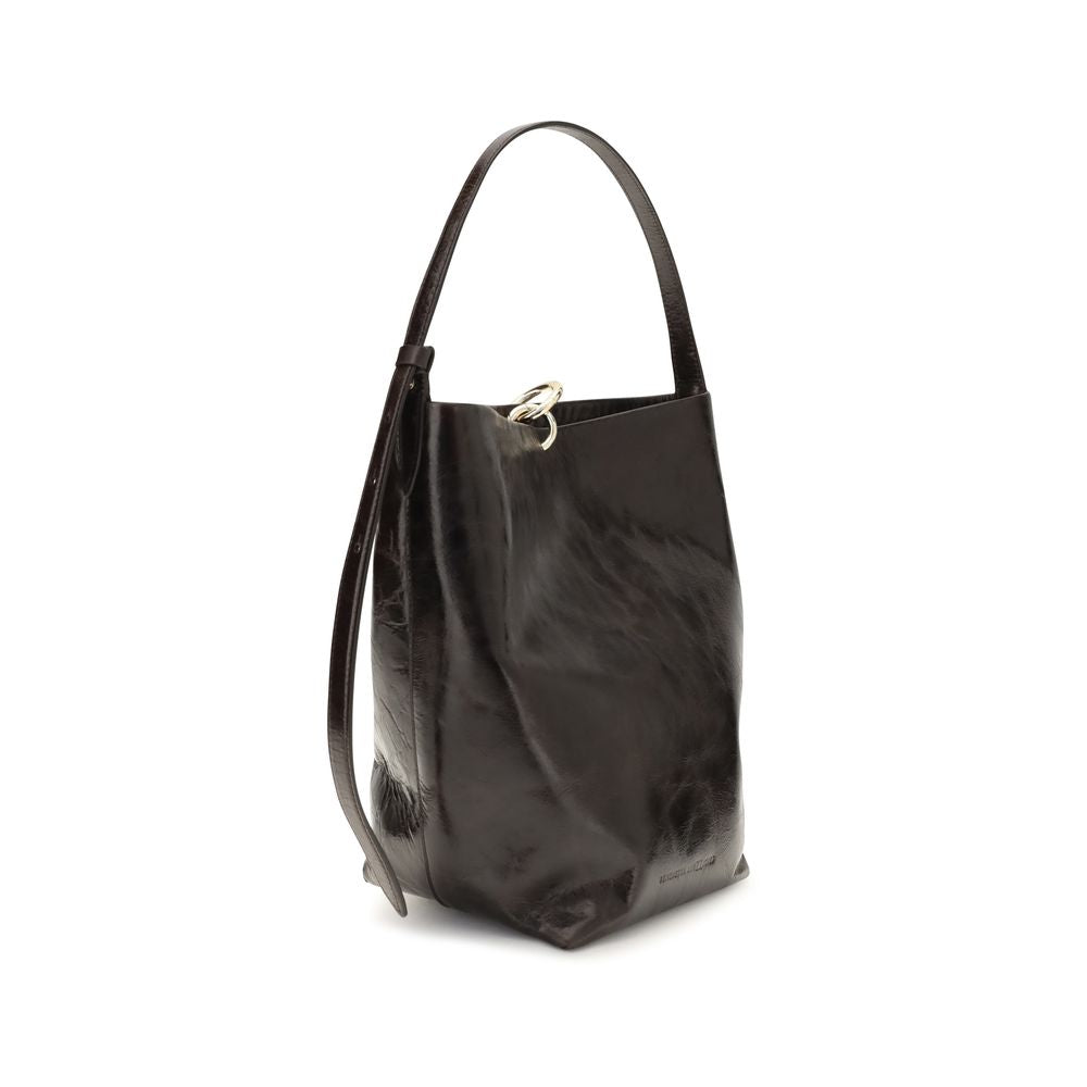 Benedetta Bruzziches Black Calf Leather Bos Taurus Shoulder Women's Bag