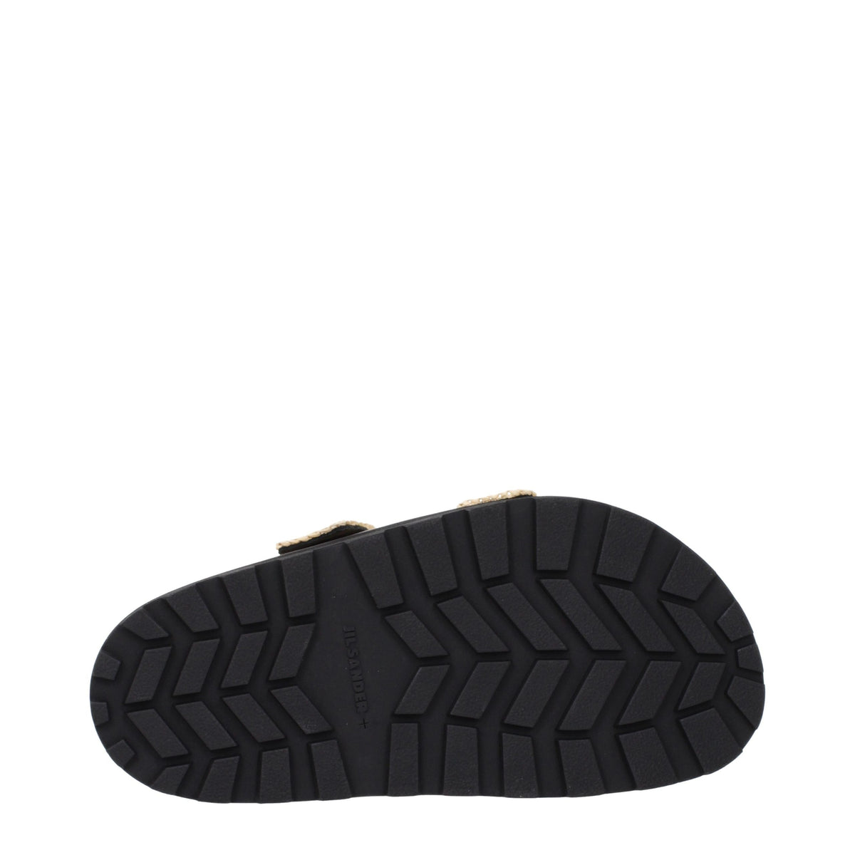 Jil Sander Beige Raffia Women's Slippers