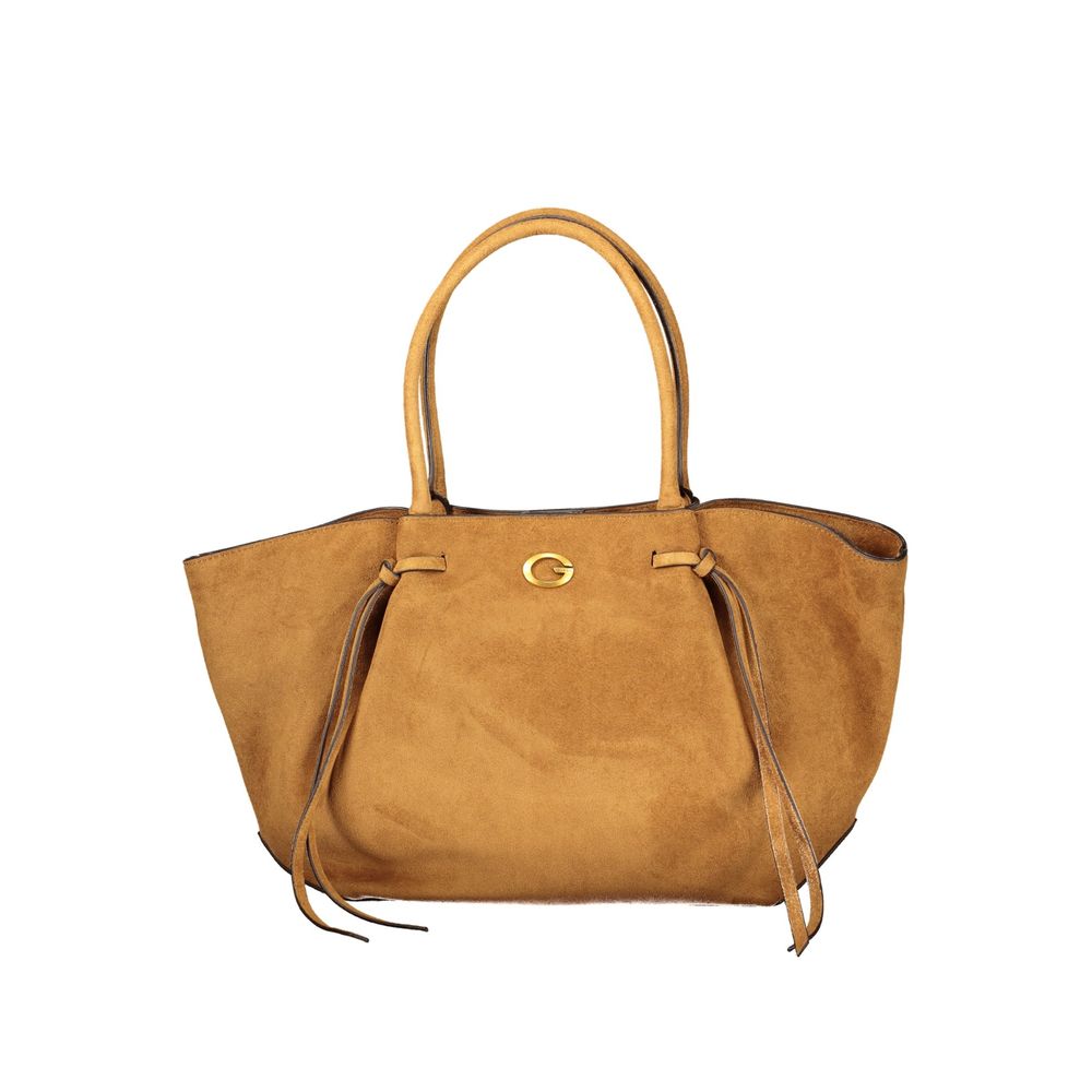 Guess Jeans Brown Polyester Women's Handbag