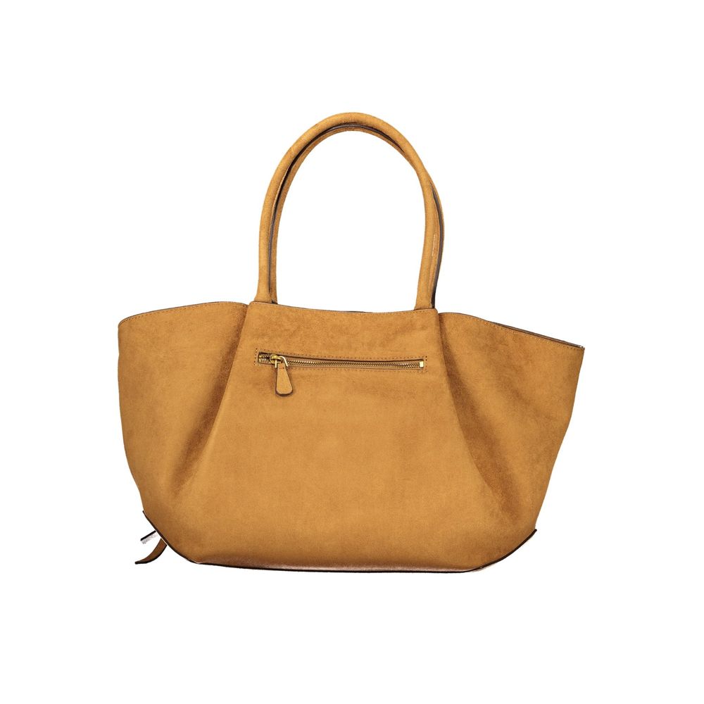 Guess Jeans Brown Polyester Women's Handbag