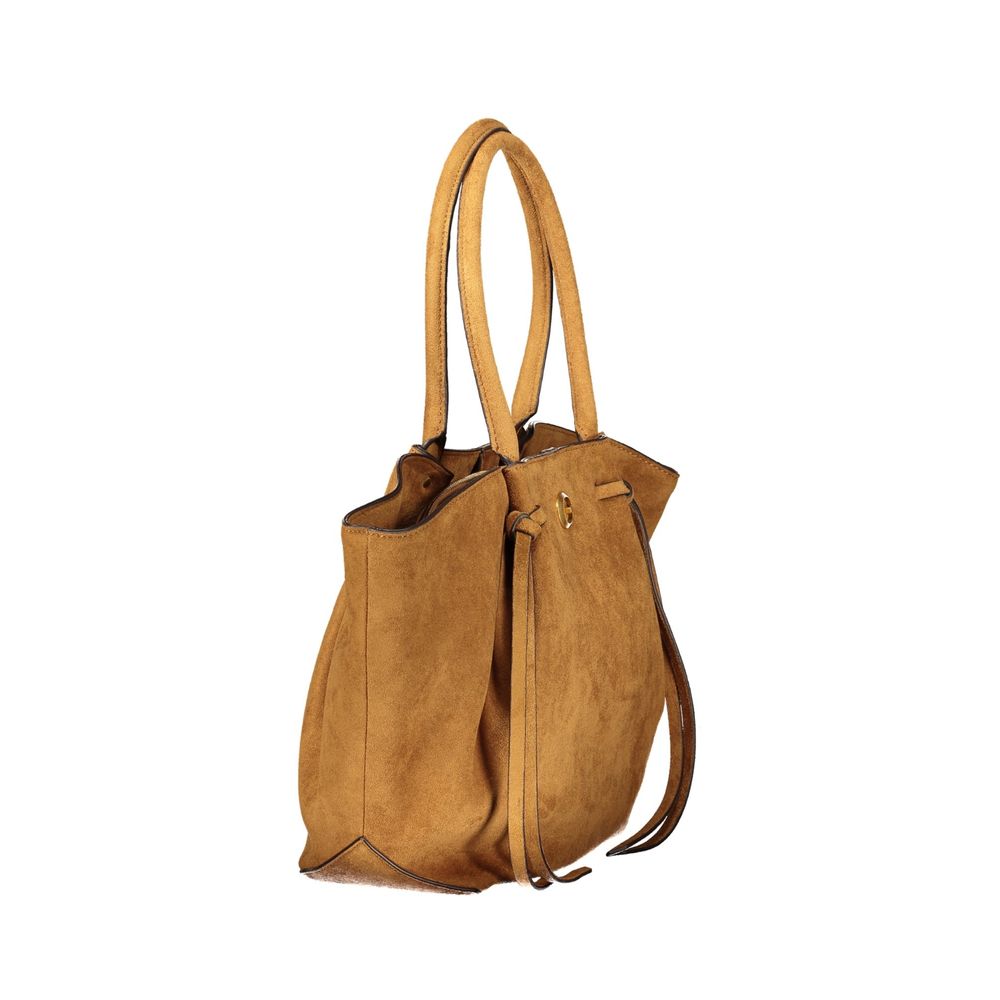 Guess Jeans Brown Polyester Women's Handbag