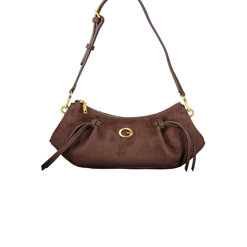 Guess Jeans Brown Polyester Women's Handbag