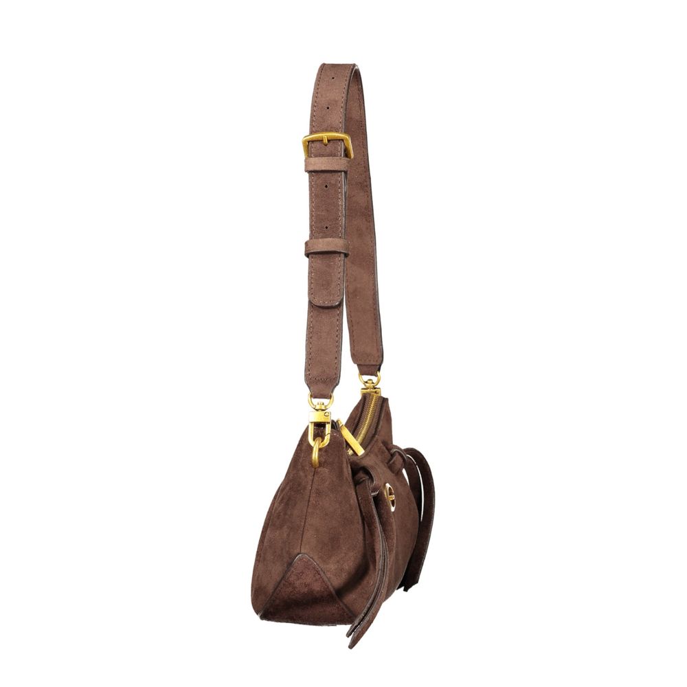 Guess Jeans Brown Polyester Women's Handbag