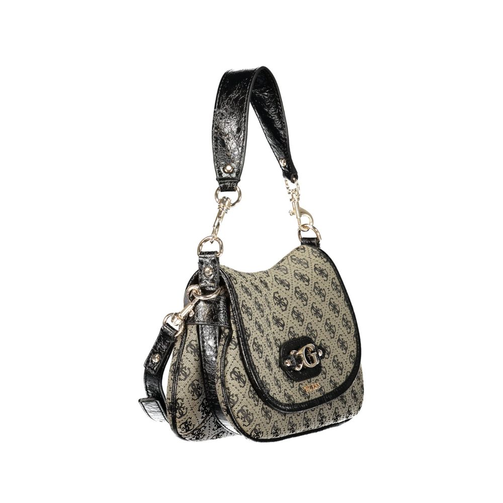 Guess Jeans Black Polyester Women's Handbag