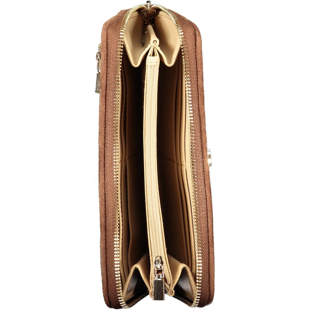 Guess Jeans Beige Polyester Women's Wallet