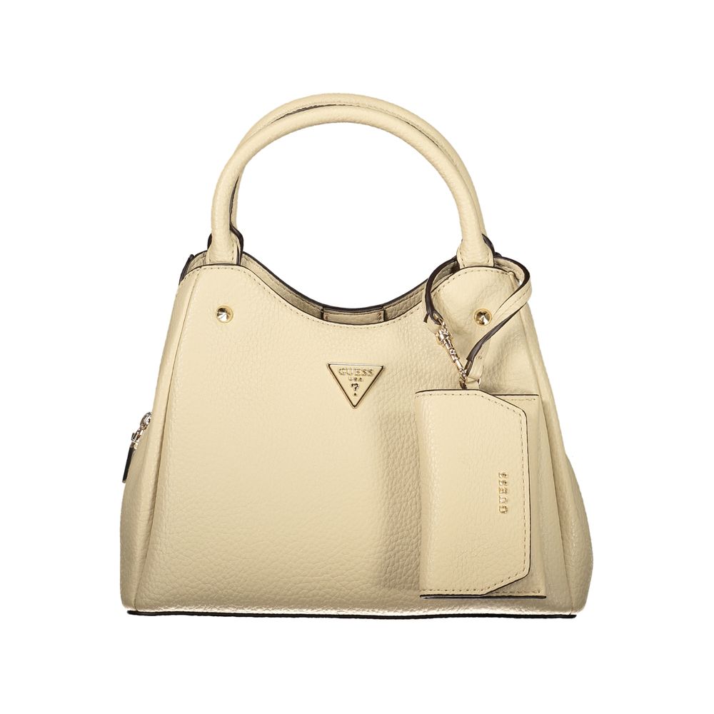 Guess Jeans Beige Polyethylene Women's Handbag