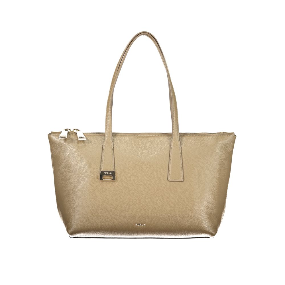 Furla Green Leather Women's Handbag