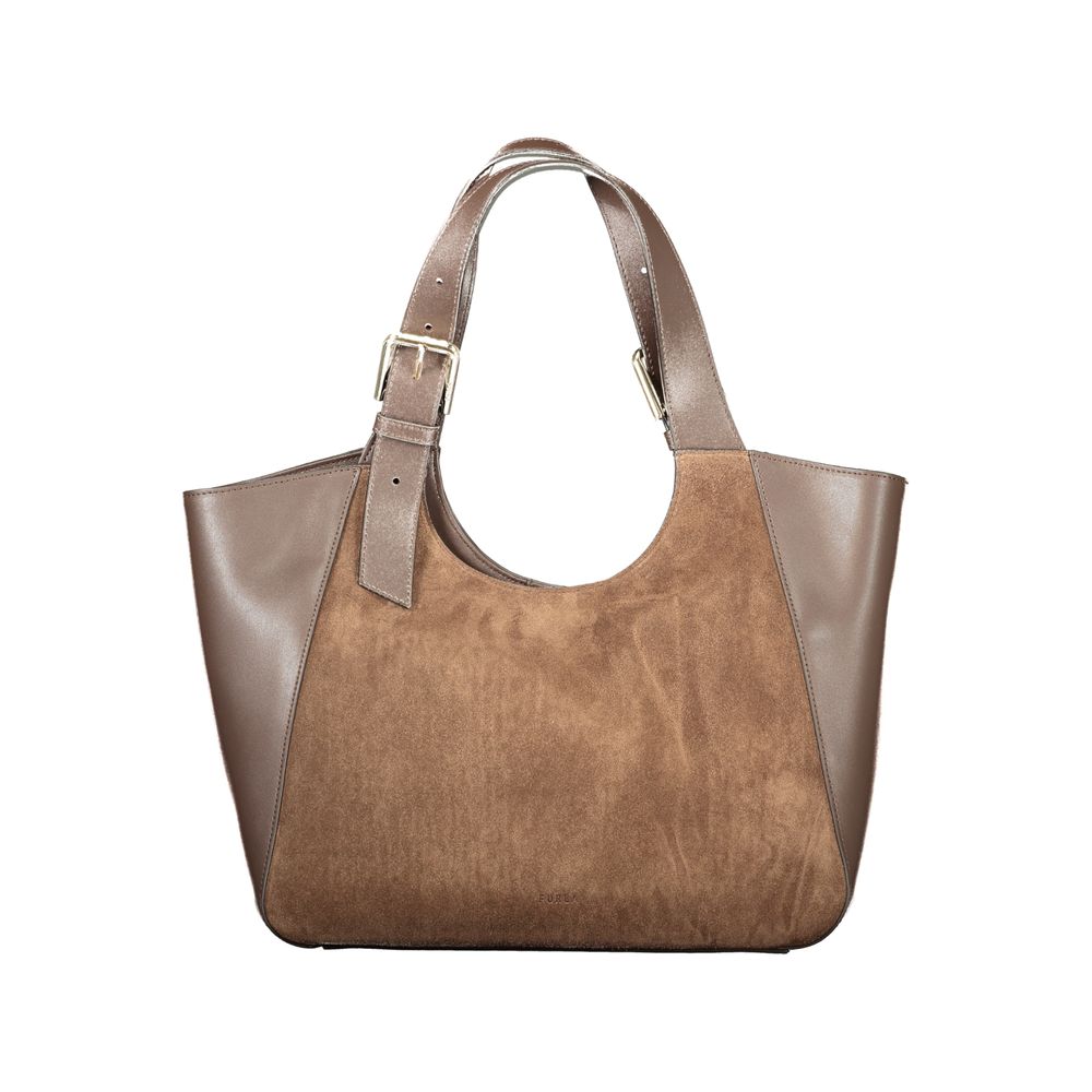 Furla Brown Leather Women's Handbag