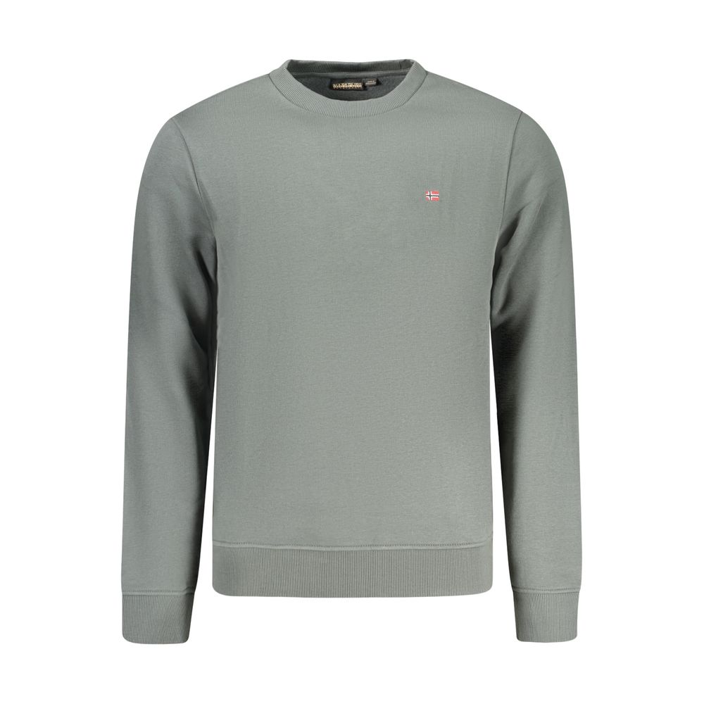 Napapijri Green Cotton Men's Sweatshirt