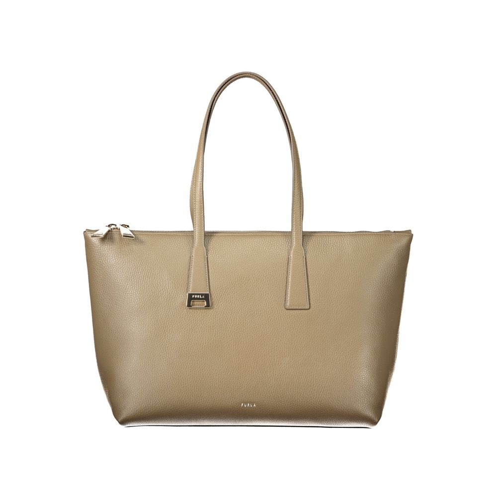 Furla Green Leather Women's Handbag