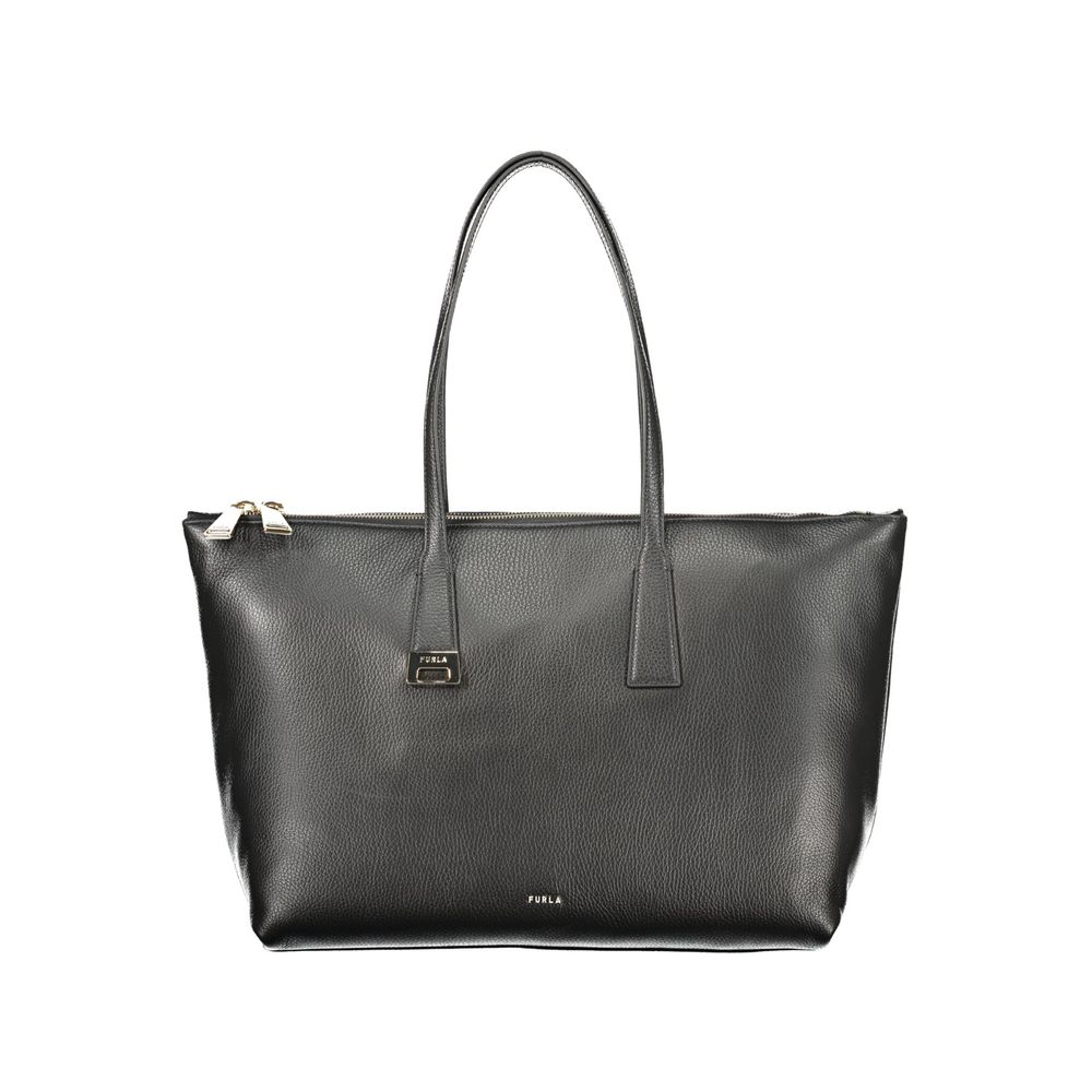 Furla Black Leather Women's Handbag