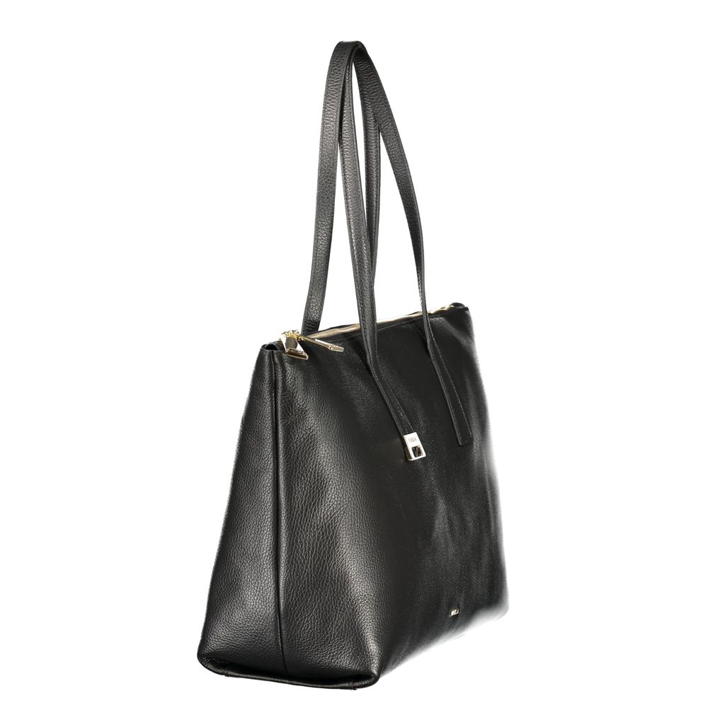 Furla Black Leather Women's Handbag