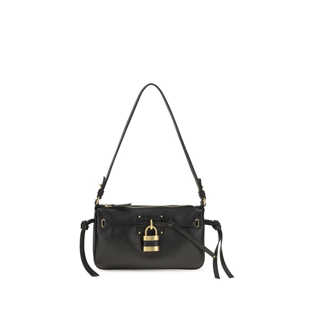 Chloé Black Calf Leather Bos Taurus Shoulder Women's Bag