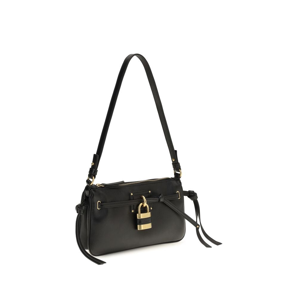 Chloé Black Calf Leather Bos Taurus Shoulder Women's Bag