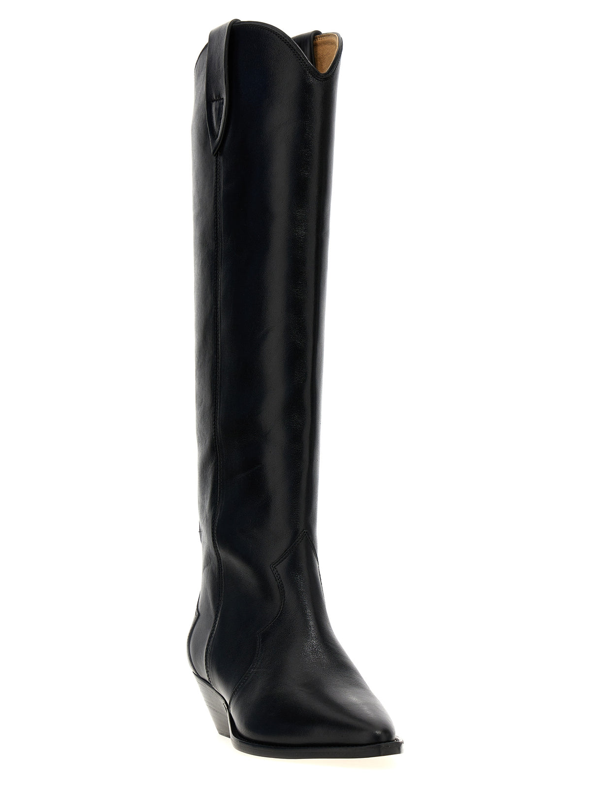 Isabel Marant Black Calfskin Chelsea Women's Boots