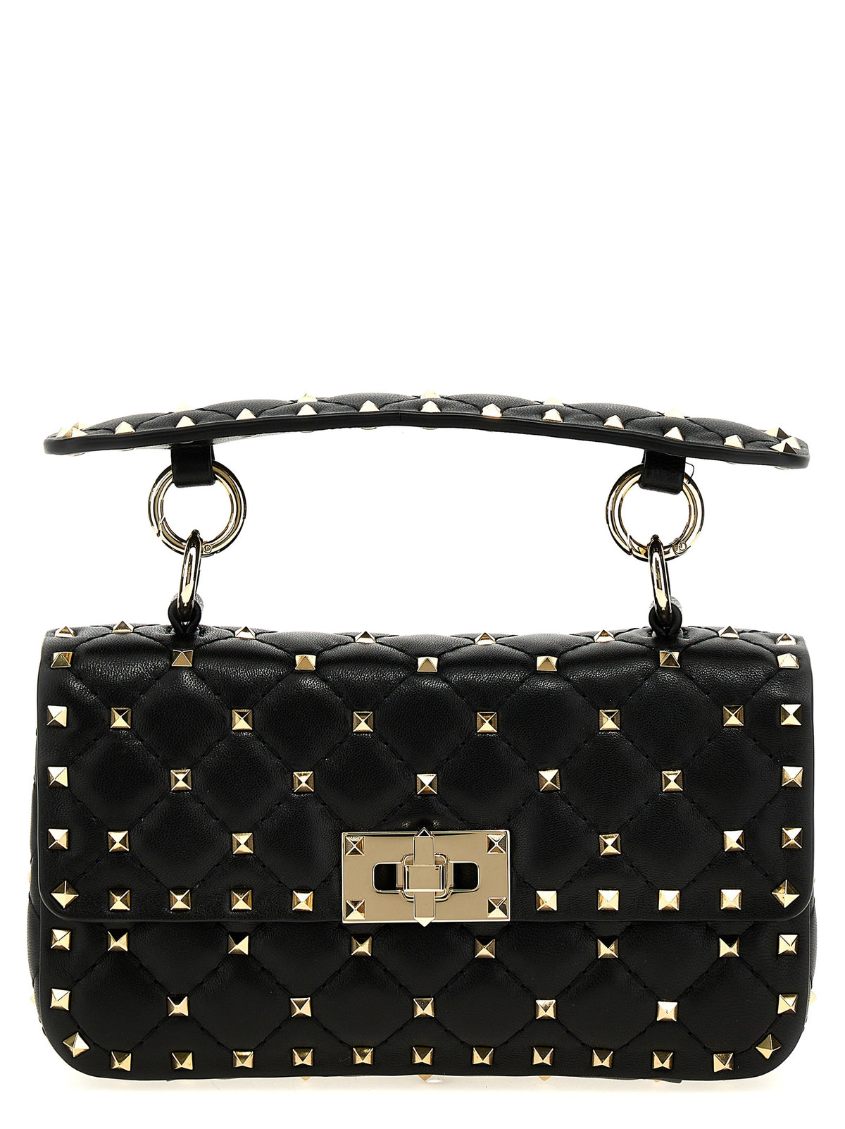 Valentino Garavani Black Lamb Leather Women's Handbag