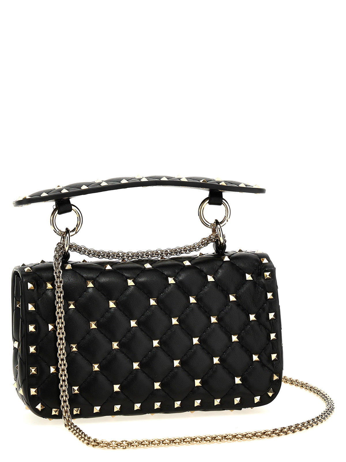 Valentino Garavani Black Lamb Leather Women's Handbag