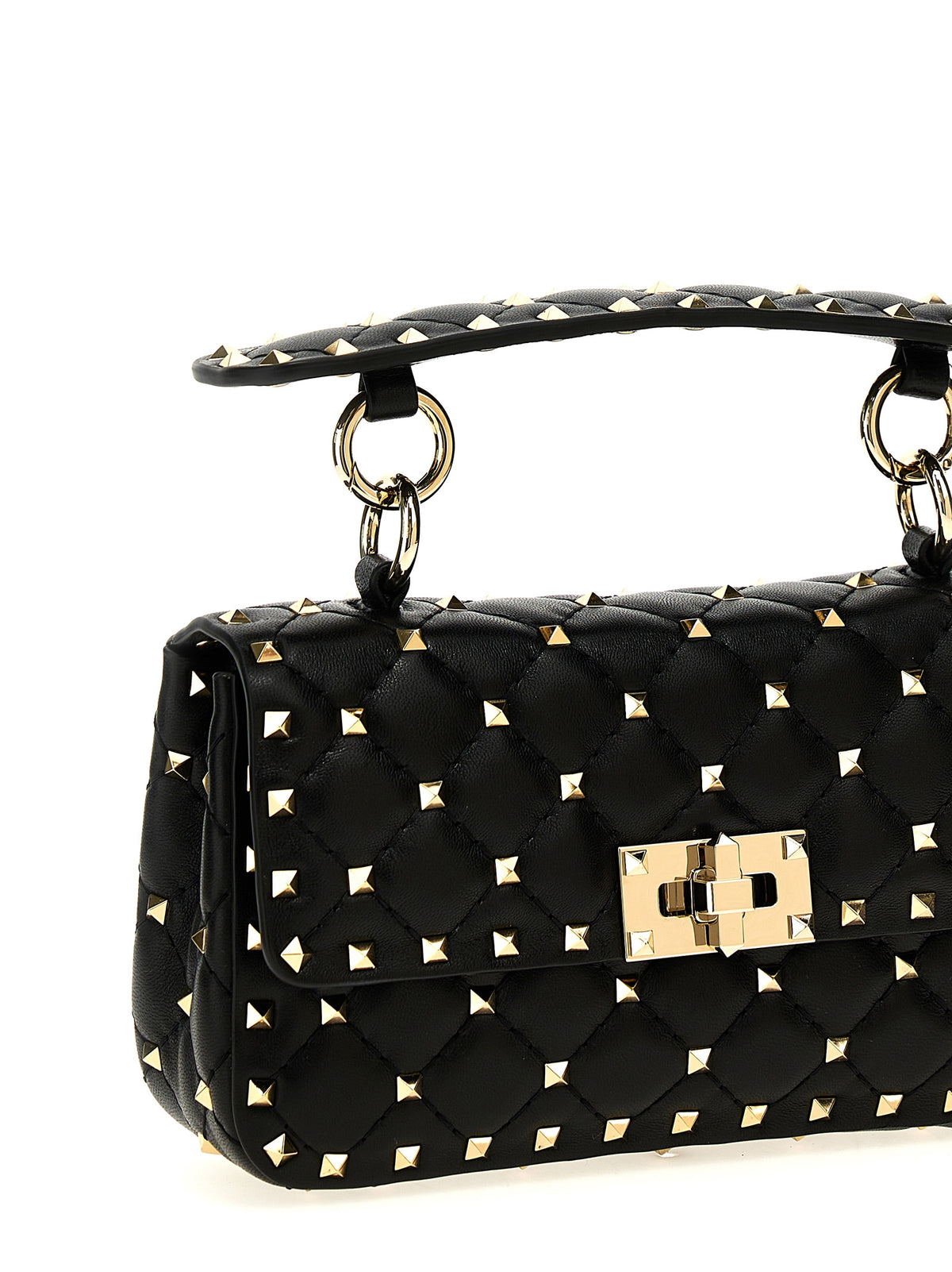 Valentino Garavani Black Lamb Leather Women's Handbag