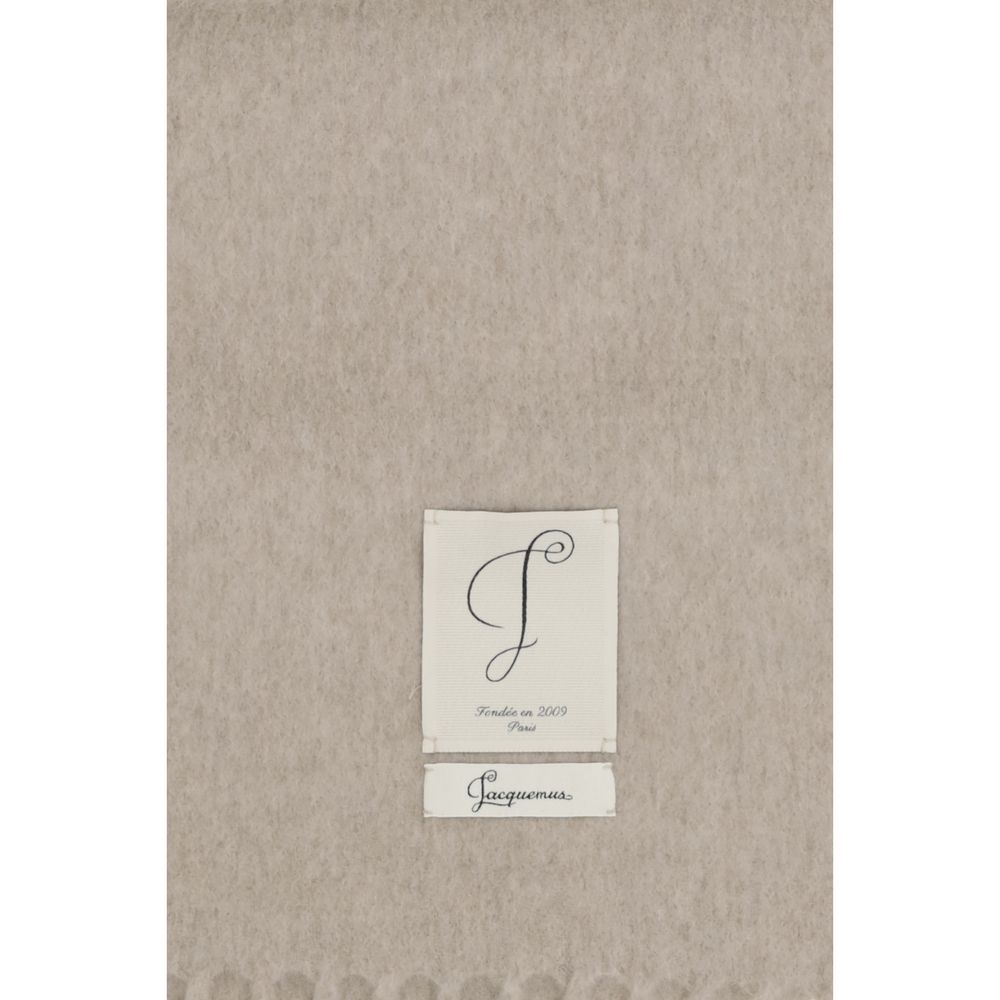 Jacquemus Beige Wool Oves Aries Men's Scarf