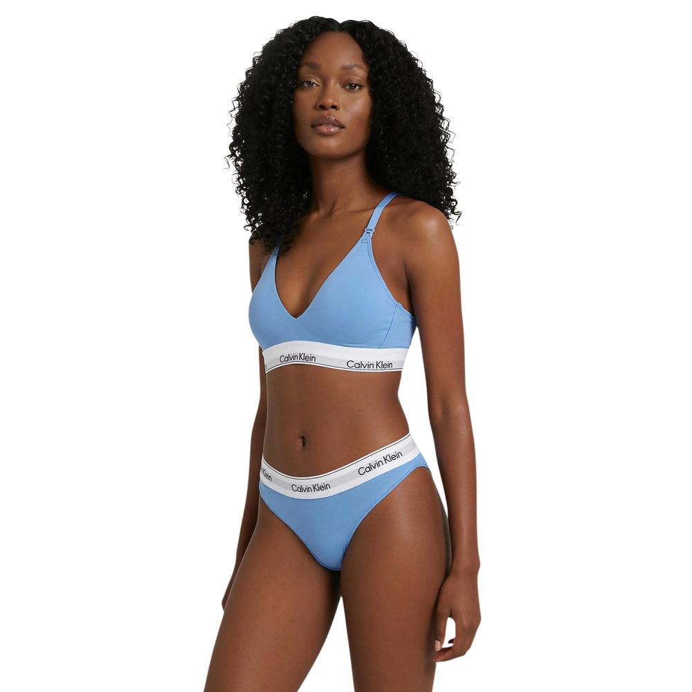 Calvin Klein Underwear Blue Cotton Women's Pantie