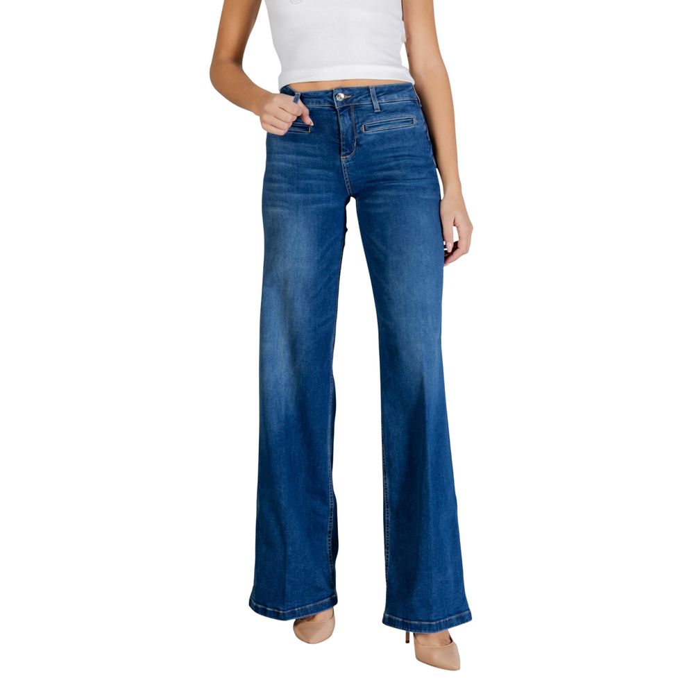 Liu Jo Blue Cotton Bootcut Women's Jeans