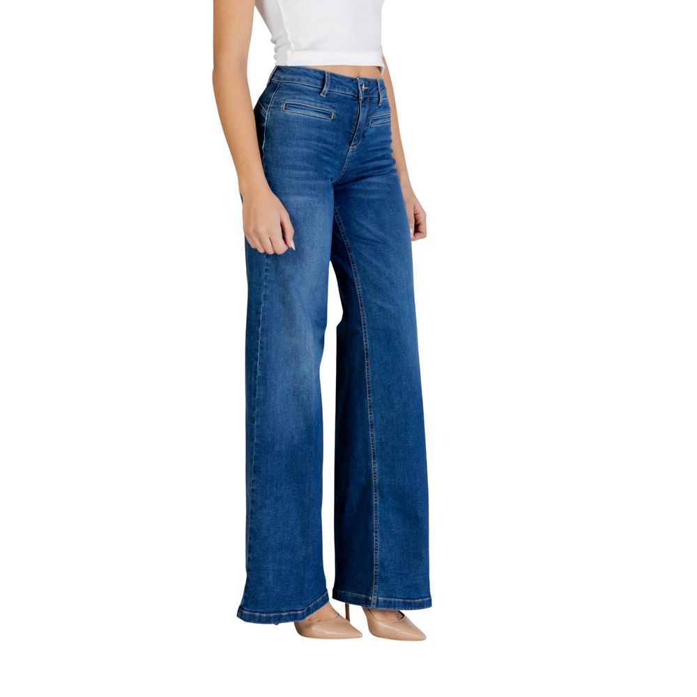 Liu Jo Blue Cotton Bootcut Women's Jeans