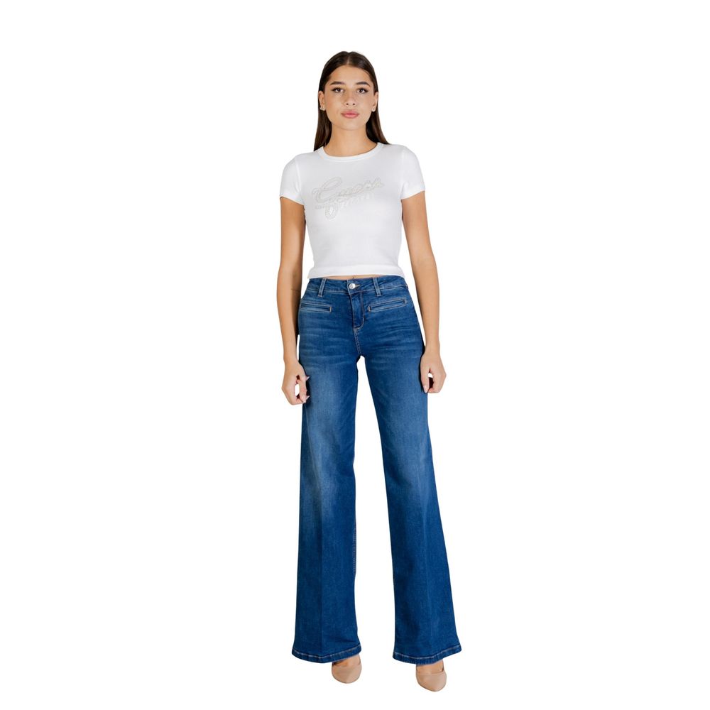 Liu Jo Blue Cotton Bootcut Women's Jeans