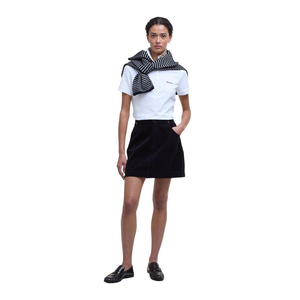 Barbour White Cotton Women's T-Shirt