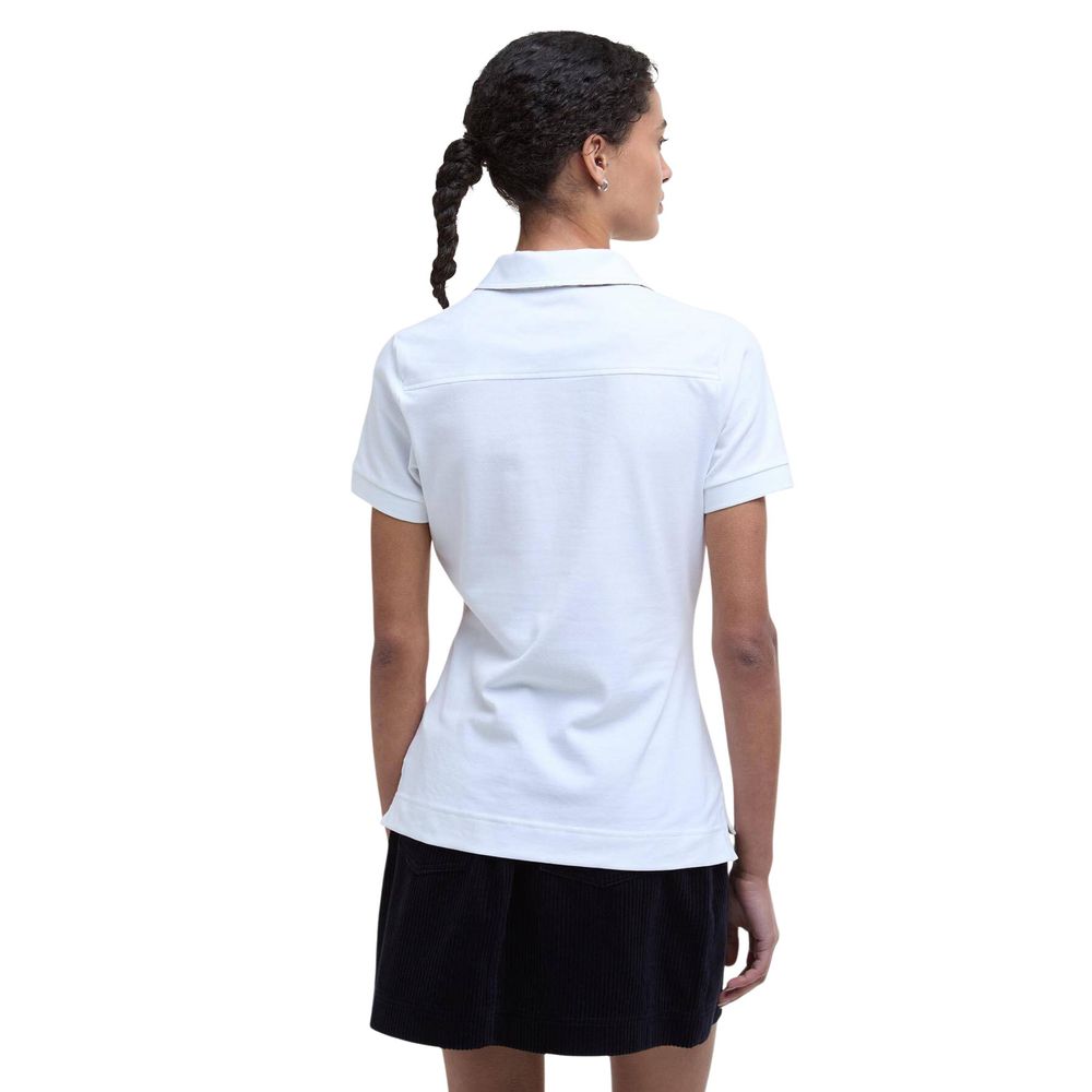 Barbour White Cotton Women's T-Shirt
