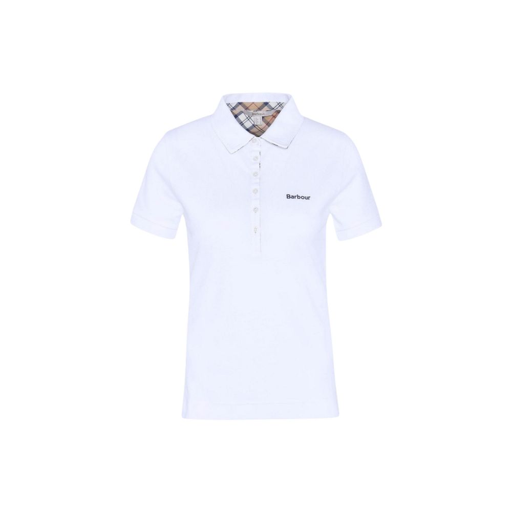 Barbour White Cotton Women's T-Shirt
