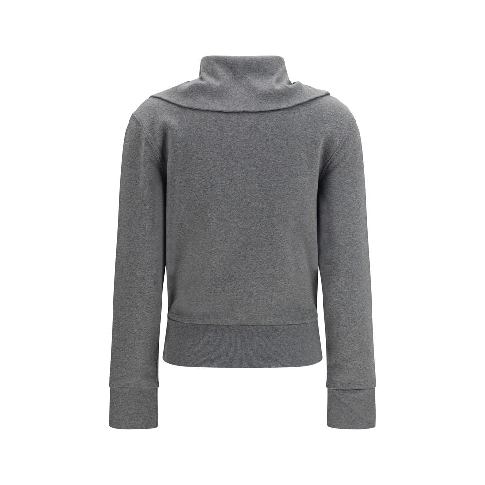 Balenciaga Gray Cotton Women's Sweatshirt