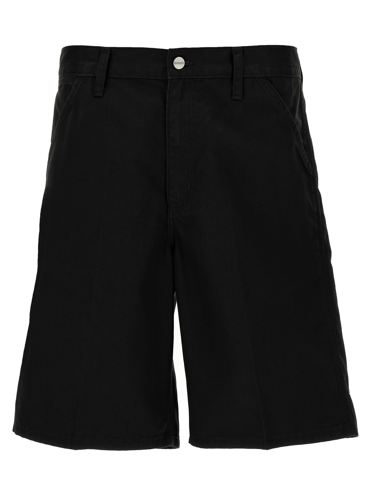 Carhartt Wip Black Polyester Bermuda Men's Shorts